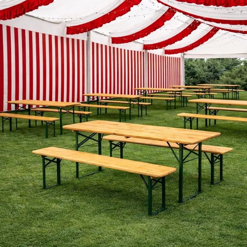 ensemble brasserie piètement cornière