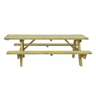 table pique-nique en bois pmr