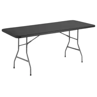 Table pliante polypropylène 183 cm anthracite