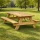 table pique-nique en bois 45 mm table pique-nique en bois 45 mm