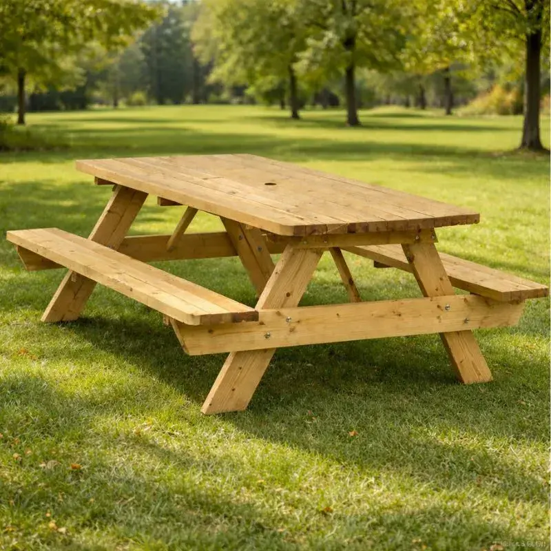 table pique-nique en bois 45 mm table pique-nique en bois 45 mm