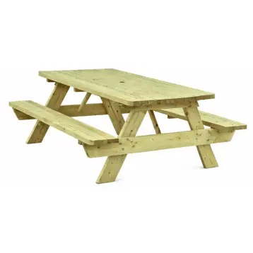 table pique-nique en bois