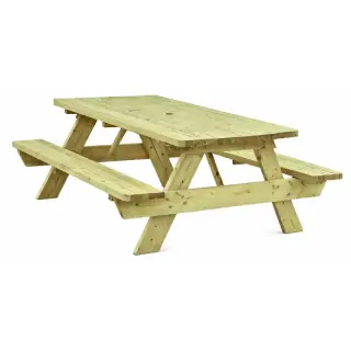 table pique-nique en bois