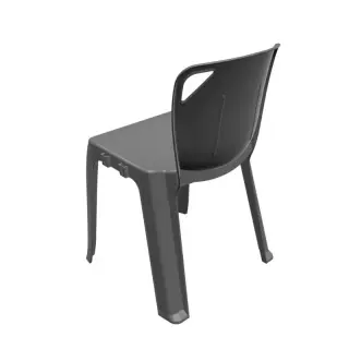 chaise monobloc empilable