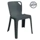 chaise monobloc empilable anthracite chaise monobloc empilable anthracite