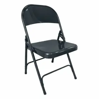 chaise pliante grise