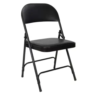 chaise pliante en vinyle