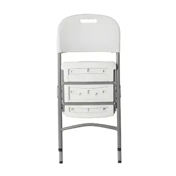 chaise pliante polypro blanche