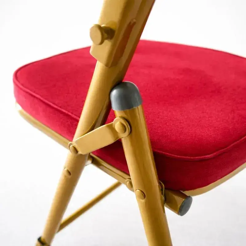 chaise pliante en velours double charnière chaise pliante en velours double charnière