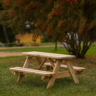 table pique nique enfants