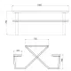 dimensions table pique nique HPL dimensions table pique nique HPL