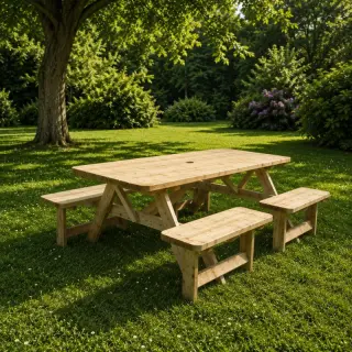 table pique nique 8 personnes
