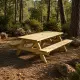table pique-nique en bois