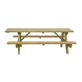 table pique nique en bois épaisseur 45 mm pmr