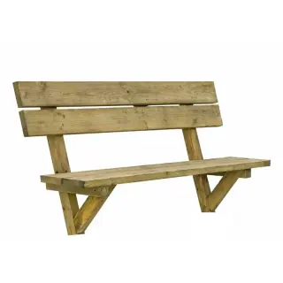 banc public en bois