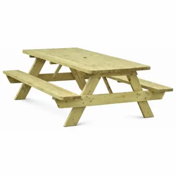 table pique-nique en bois épaisseur 35 mm