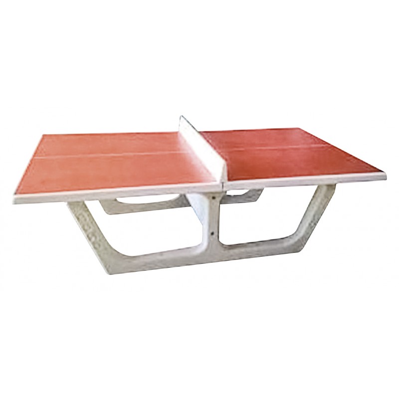 Tennis de table extérieure en béton armé, table ping pong d'extérieure pour  collectivité