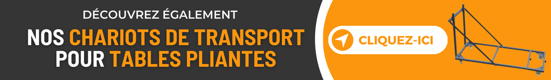 chariots de transport pour tables pliantes