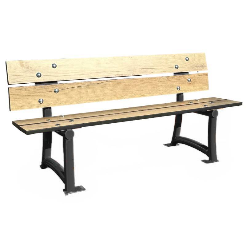banc maternelle pieds gris