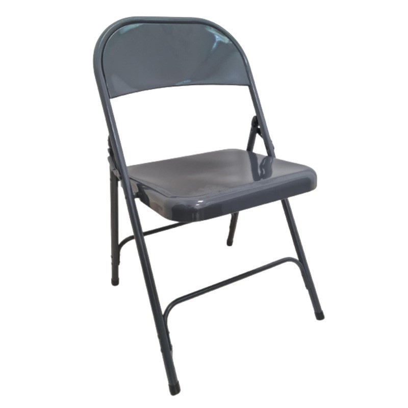 chaise pliante gris anthracite