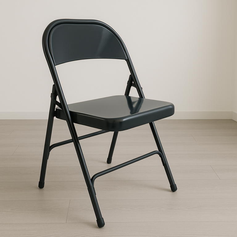 chaise pliante métallique