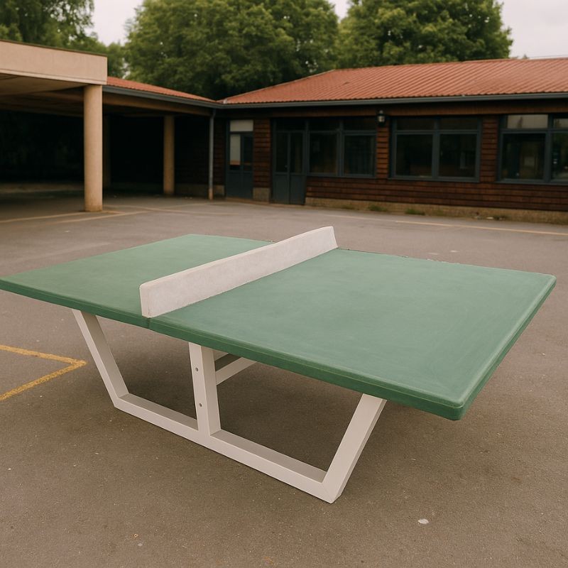 table ping pong acier et béton
