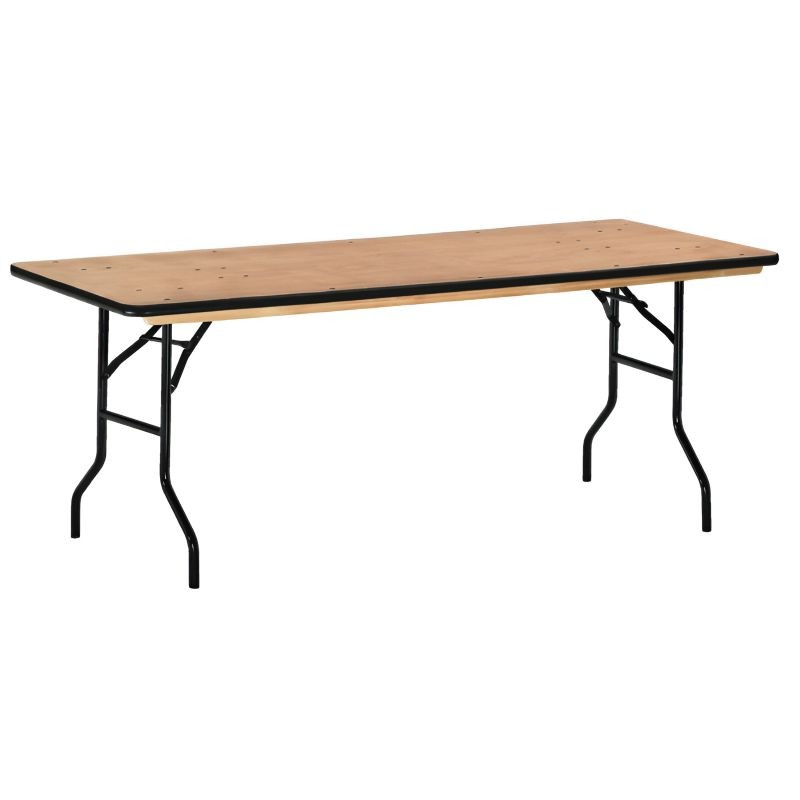table pliante en bois 183 cm